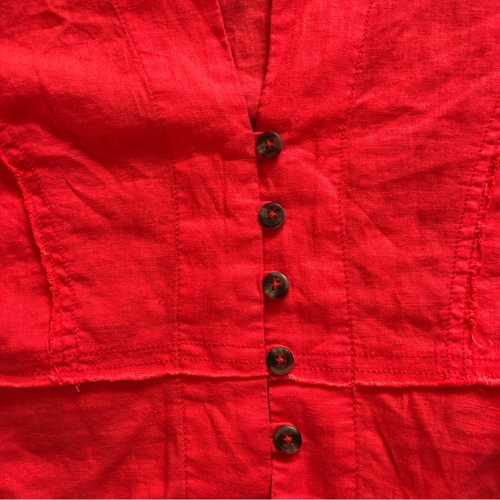 NWOT Annabelle solid shirt by We The Free from Free People in size Small - Picture 8 of 12